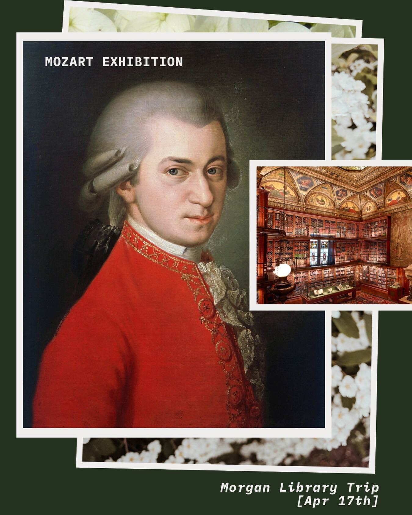 Morgan Library Mozart Exhibit event cover